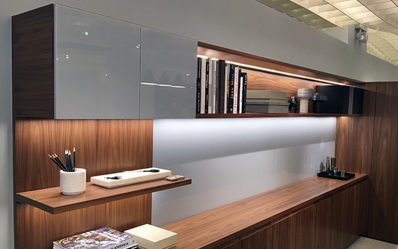 modern high gloss media cabinet company Toronto