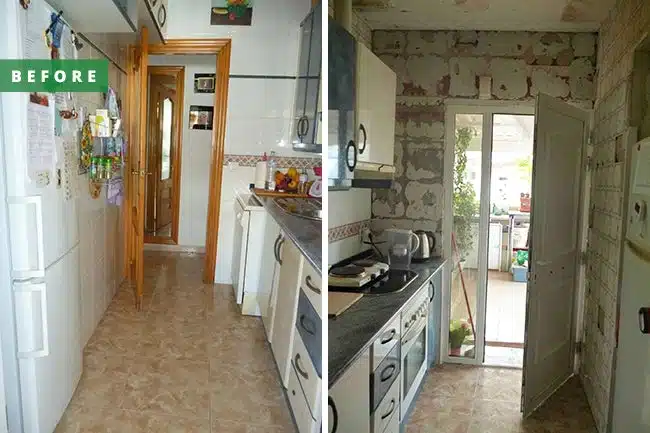 before and after kitchen remodels