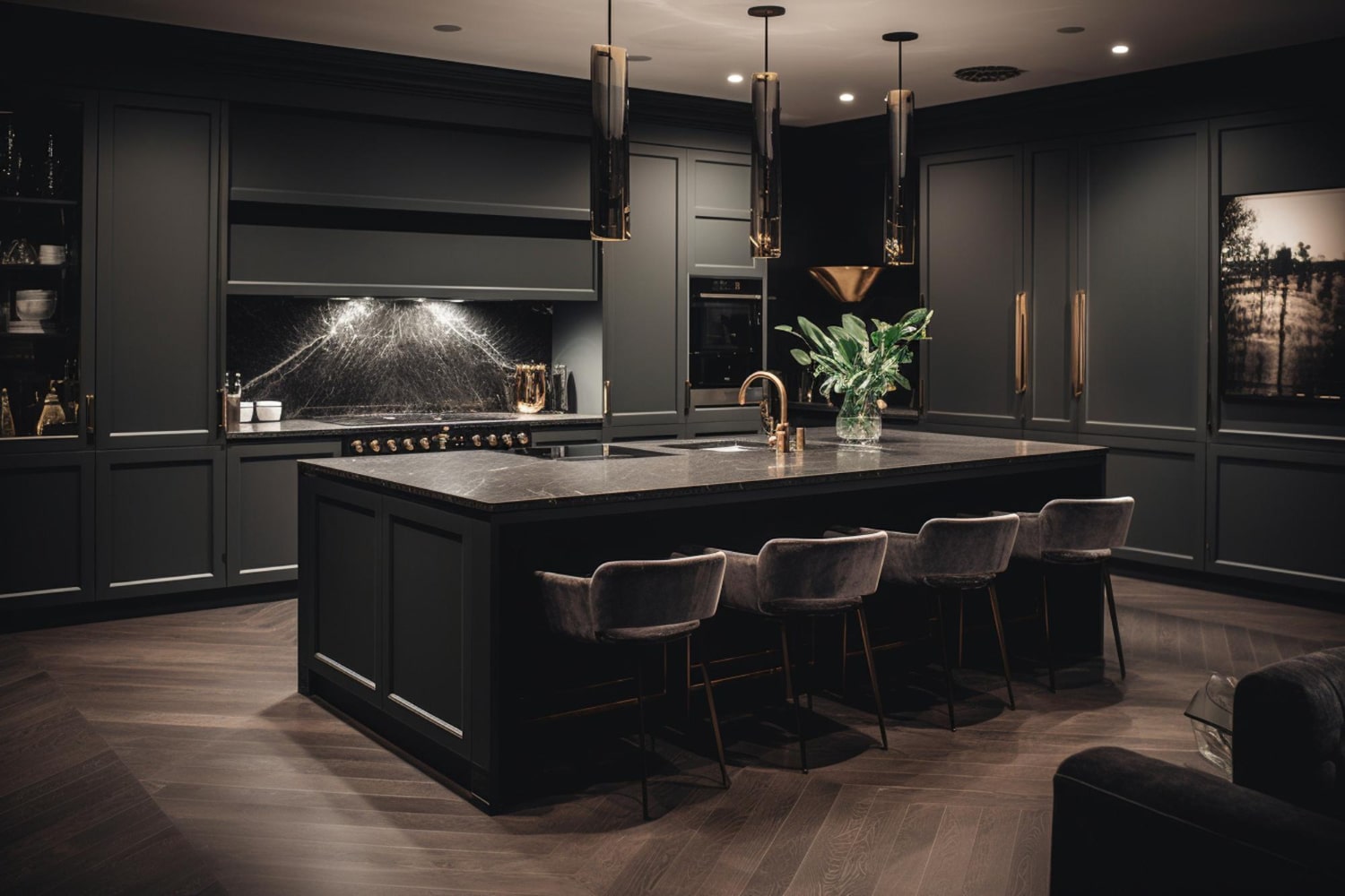 Elevate Your Kitchen  Embrace Modernity with Black Kitchen Ideas
