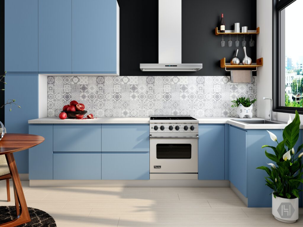colorful kitchen design